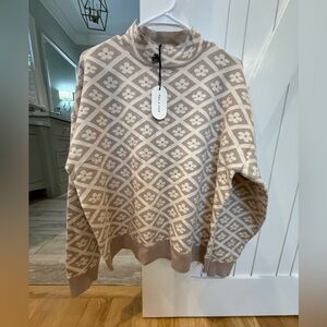 NWT Tea N Rose sweater, size L